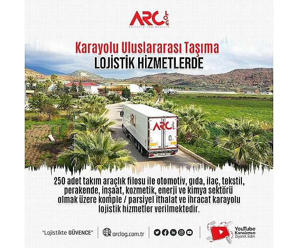 Karayolu Uluslararası Taşıma Lojistik Hizmetlerde